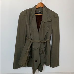 Sherpa Green Coat